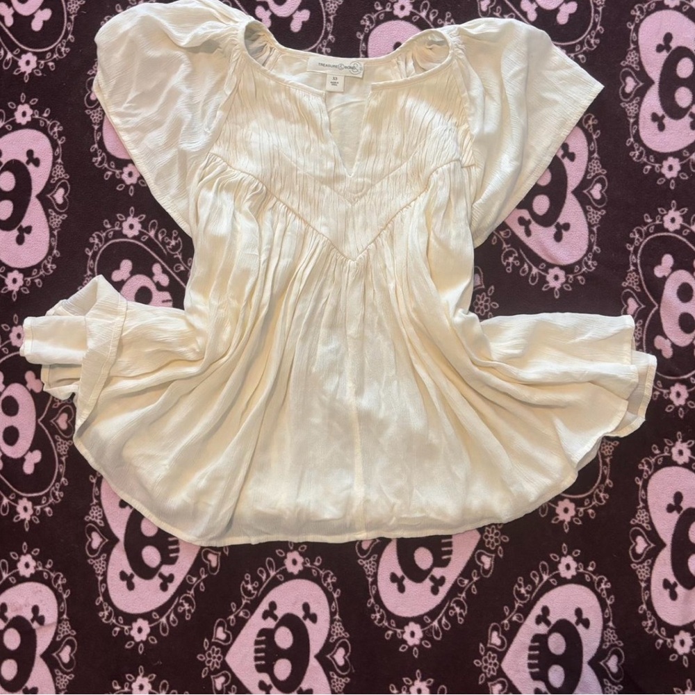 Treasure & Bond Ivory Blouse